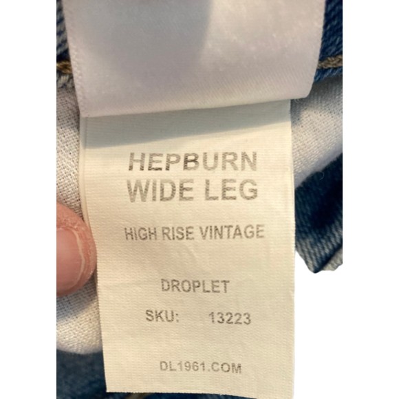 NWT DL1961 Hepburn Wide Leg High Rise Jeans size 18W - Picture 9 of 10